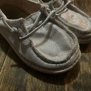 Hey‎ Dude Wendy Toddler Size K8 Sparkling Pink Loafers
